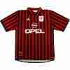 Tailandia Camiseta AC Milan Primera Equipacion Retro 1999 2000 Rojo