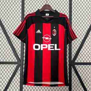 Tailandia Camiseta AC Milan Primera Equipacion Retro 2000 2002