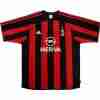 Tailandia Camiseta AC Milan Primera Equipacion Retro 2003 2004 Rojo