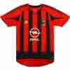 Tailandia Camiseta AC Milan Primera Equipacion Retro 2004 2005 Rojo