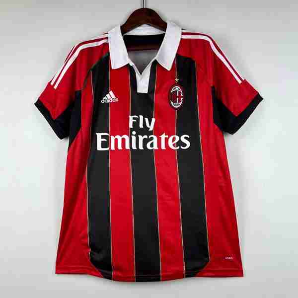 Tailandia Camiseta AC Milan 1ª Retro 2012-2013 Tailandia Camiseta AC Milan Primera Equipacion Retro 2012 2013