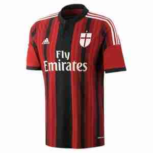 Tailandia Camiseta AC Milan Primera Equipacion Retro 2014 2015 Rojo