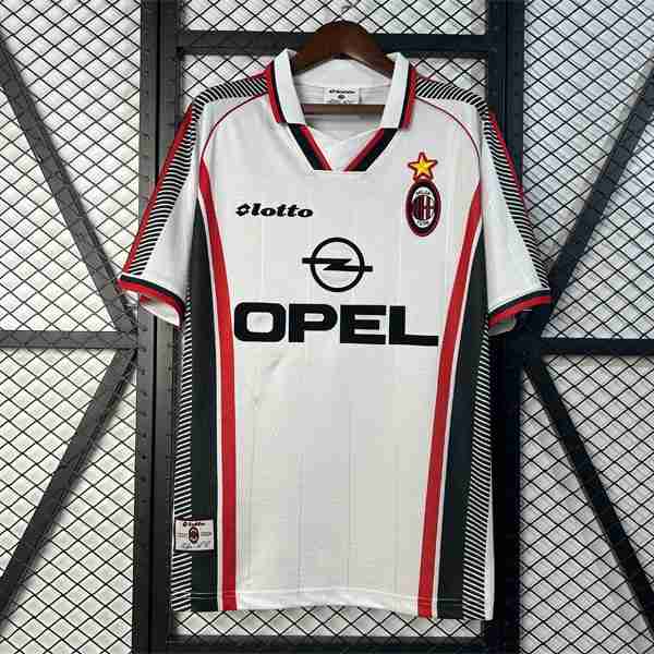 Camiseta AC Milan 2ª Retro 1998-1999 Tailandia Camiseta AC Milan Segunda Equipacion Retro 1998 1999