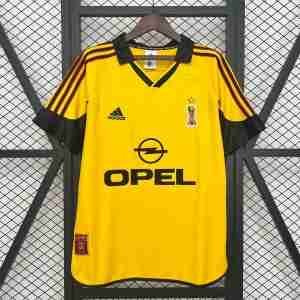 Tailandia Camiseta AC Milan Segunda Equipacion Retro 1999 2000