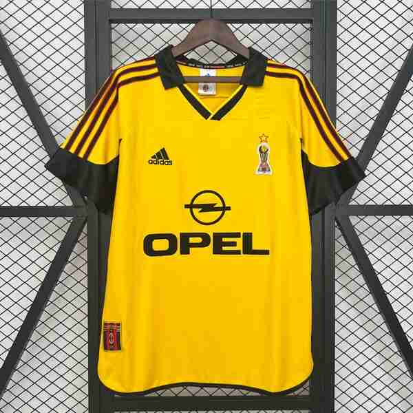 Tailandia Camiseta AC Milan 2ª Retro 1999-2000 Tailandia Camiseta AC Milan Segunda Equipacion Retro 1999 2000