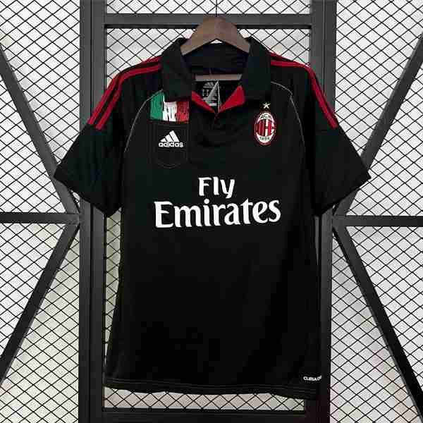 Tailandia Camiseta AC Milan 2ª Retro 2012 2013 Tailandia Camiseta AC Milan Segunda Equipacion Retro 2012 2013
