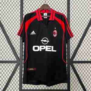 Tailandia Camiseta AC Milan Tercera Equipacion Retro 2000 2001
