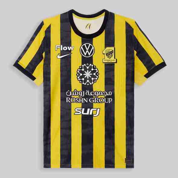 Tailandia Camiseta Al-Ittihad FC 1ª 2025-2026 Tailandia Camiseta Al-Ittihad FC Primera Equipacion 2025 2026