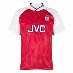 Tailandia Camiseta Arsenal Primera Equipacion Retro 1990 1992 Rojo