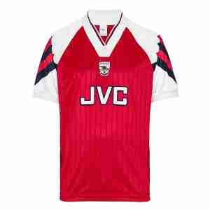 Tailandia Camiseta Arsenal Primera Equipacion Retro 1992 1994 Rojo