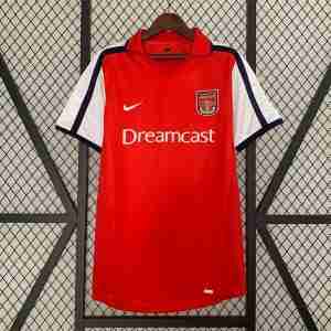 Tailandia Camiseta Arsenal Primera Equipacion Retro 2001 2002