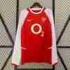 Tailandia Camiseta Arsenal Primera Manga Larga Equipacion Retro 2002 2004