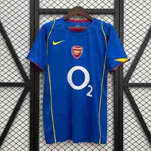 Tailandia Camiseta Arsenal Segunda Equipacion Retro 2004 2005