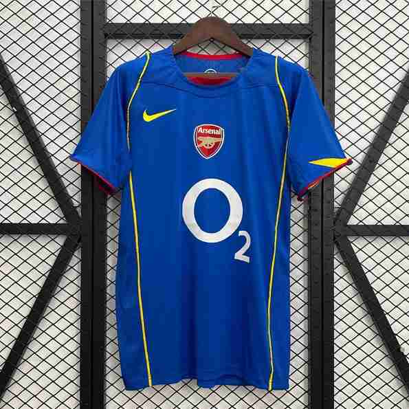 Camiseta Arsenal 2ª Retro 2004-2005 Tailandia Camiseta Arsenal Segunda Equipacion Retro 2004 2005