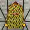 Tailandia Camiseta Arsenal Segunda Manga Larga Equipacion Retro 1991 1993