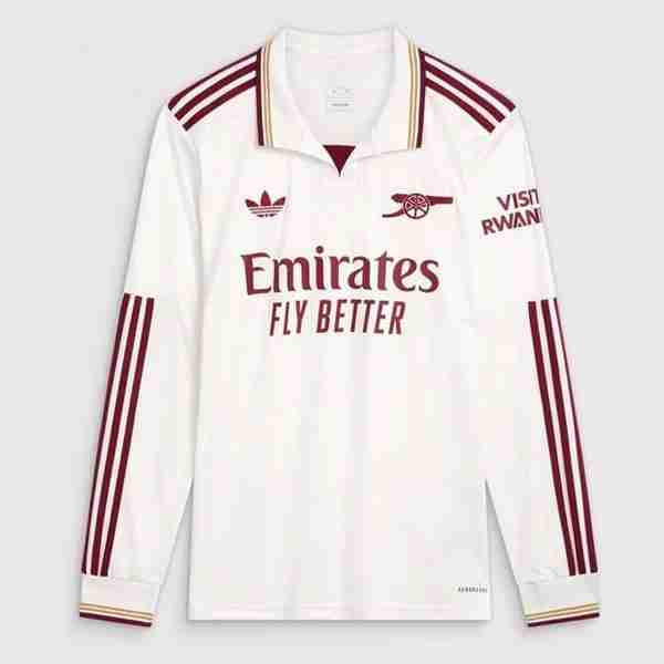 Tailandia Camiseta Arsenal 3ª ML 2025-2026 Tailandia Camiseta Arsenal Tercera Manga Larga Equipacion 2025 2026
