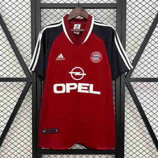 Tailandia Camiseta Bayern Munich 1ª Retro 2001-2002 Tailandia Camiseta Bayern Munich Primera Equipacion Retro 2001 2002