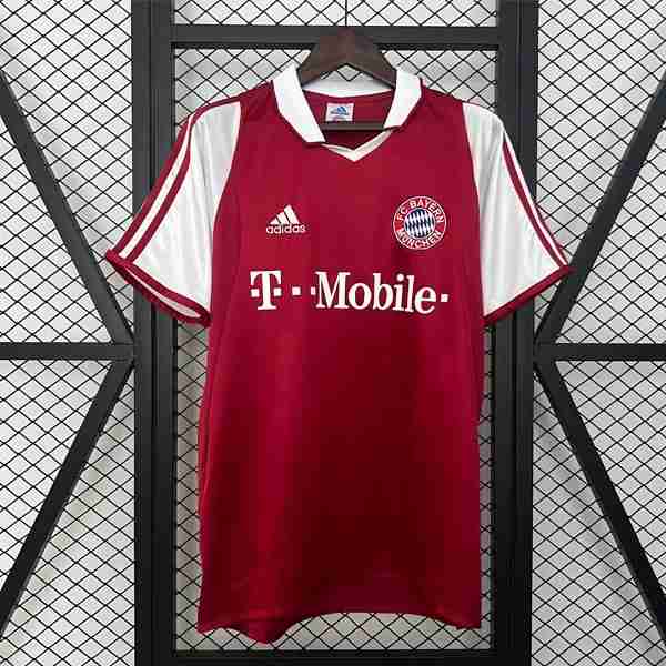 Tailandia Camiseta Bayern Munich 1ª Retro 2003-2004 Tailandia Camiseta Bayern Munich Primera Equipacion Retro 2003 2004