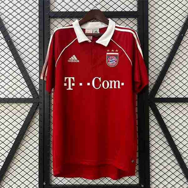 Tailandia Camiseta Bayern 1ª Retro 2005-2006 Tailandia Camiseta Bayern Munich Primera Equipacion Retro 2005 2006