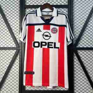 Tailandia Camiseta Bayern Munich Segunda Equipacion Retro 2000 2002