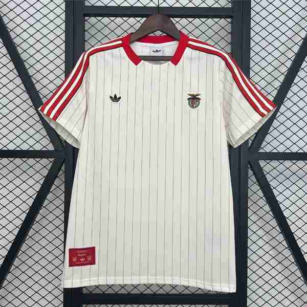 Camiseta Benfica Retro Special Edition 2025-2026 Tailandia Camiseta Benfica Especial Equipacion 2025 2026 Blanco