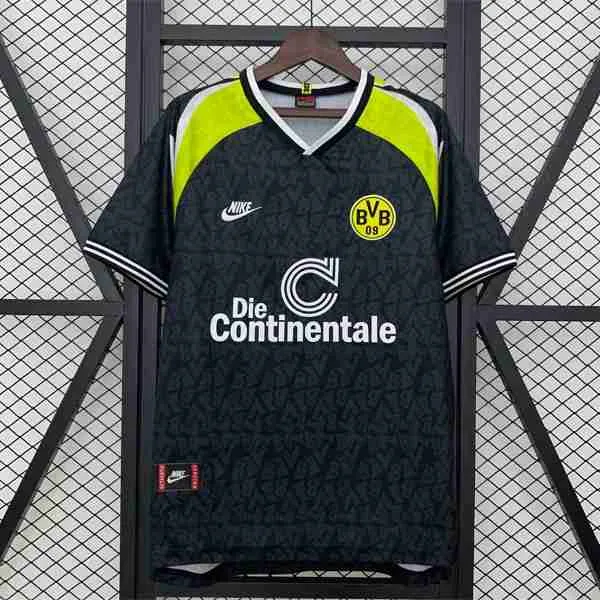Tailandia Camiseta Borussia Dortmund Segunda Equipacion Retro 1995 1996