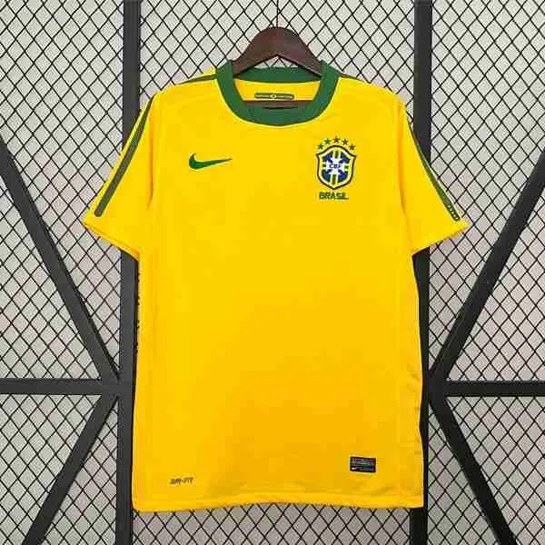 Tailandia Camiseta Brasil Primera Equipacion Retro 2010