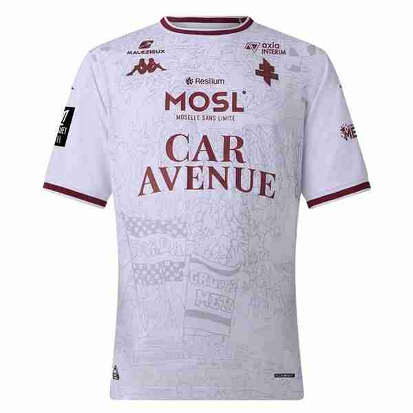 Tailandia Camiseta FC Metz 2ª 2025-2026 Tailandia Camiseta FC Metz Segunda Equipacion 2025 2026