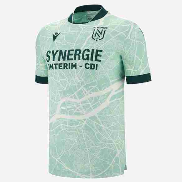 Tailandia Camiseta FC Nantes 2ª 2025-2026 Tailandia Camiseta FC Nantes Segunda Equipacion 2025 2026