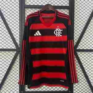 Tailandia Camiseta Flamengo Primera Manga Larga Equipacion 2025 2026