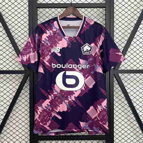 Tailandia Camiseta Lille LOSC Fourth 2025-2026 Tailandia Camiseta Lille OSC Cuarta Equipacion 2025 2026