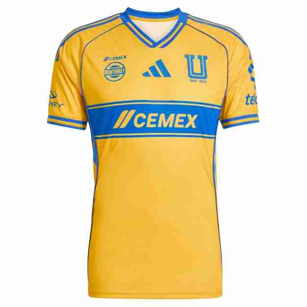 Tailandia Camiseta Tigres UANL 1ª 2025-2026 Tailandia Camiseta Tigres Primera Equipacion 2025 2026