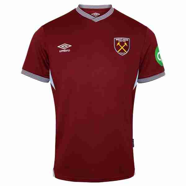 Tailandia Camiseta West Ham 1ª 2025-2026 Tailandia Camiseta West Ham United Primera Equipacion 2025 2026