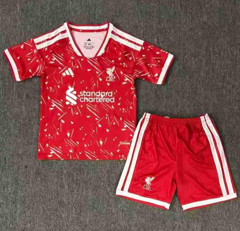 Equipacion Liverpool Conjunto Niños Primera 2026 2027 Equipacion Liverpool Conjunto Niños Primera 2026 2027