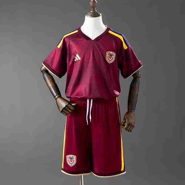Camiseta Venezuela 1ª Niño 2026 Equipacion Venezuela Conjunto Niños Primera 2026