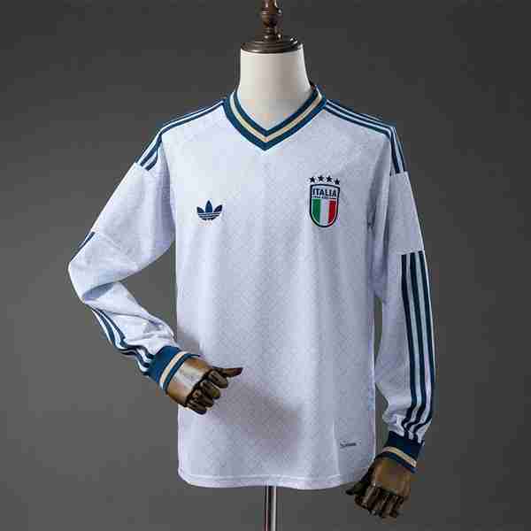 Tailandia Camiseta Italia 2ª ML 2026 Tailandia Camiseta Italia Segunda Manga Larga Equipacion 2026