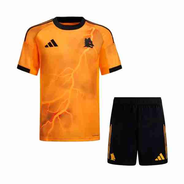 Camiseta AS Roma 2ª Niño 2025-2026 Camiseta AS Roma Conjunto Niños Segunda Equipacion 2025 2026