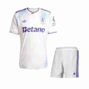 Camiseta Aston Villa Conjunto Niños Tercera Equipacion 2025 2026