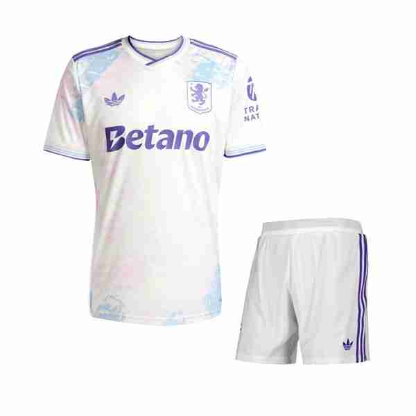 Camiseta Aston Villa 3ª Niño 2025-2026 Camiseta Aston Villa Conjunto Niños Tercera Equipacion 2025 2026