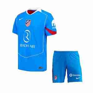 Camiseta Atlético De Madrid Conjunto Niños Tercera 2025 2026