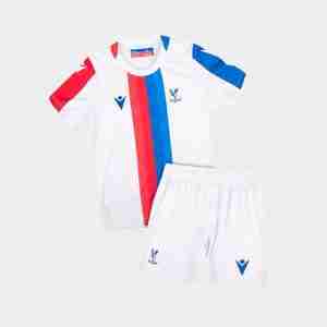 Camiseta Crystal Palace Conjunto Niños Segunda Equipacion 2025 2026 Blanco