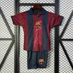 Camiseta FC Barcelona Conjunto Niños Especial 2025 2026 Rojo