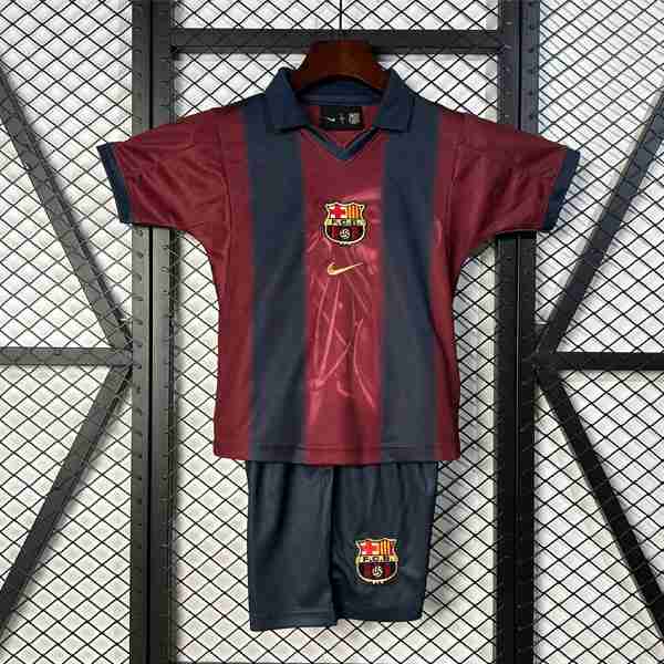 Camiseta Barcelona Special Edition Niño 2025-2026 Rojo Camiseta FC Barcelona Conjunto Niños Especial 2025 2026 Rojo