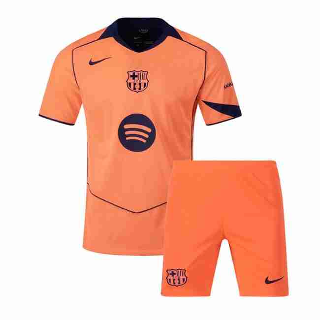 Camiseta Barcelona 3ª Niño 2025-2026 Camiseta FC Barcelona Conjunto Niños Tercera 2025 2026