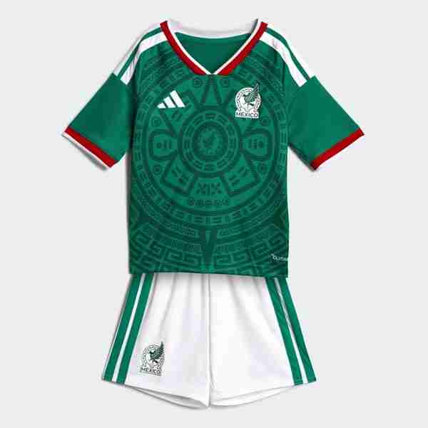 Camiseta México 1ª Niño 2026 Camiseta México Conjunto Niños Primera 2026