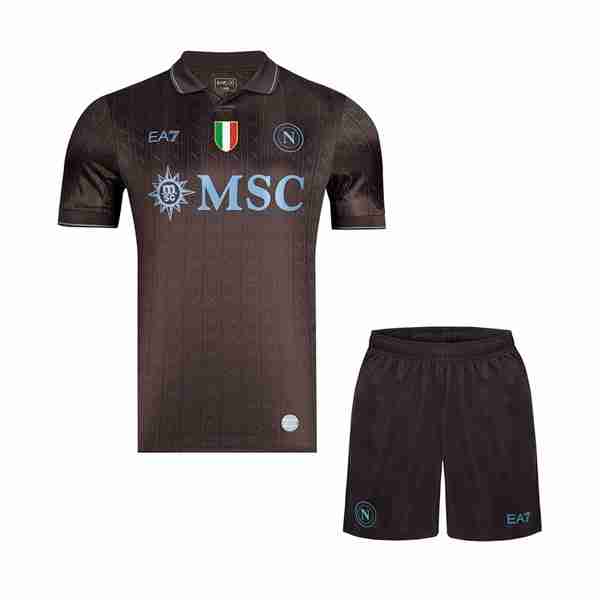 Camiseta Napoli 3ª Niño 2025-2026 Camiseta Napoli Conjunto Niños Tercera Equipacion 2025 2026