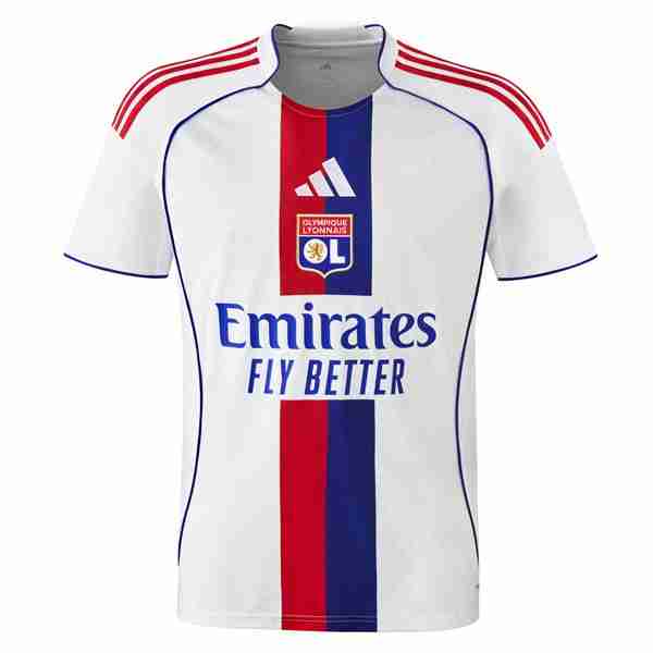 Tailandia Camiseta Lyon 1ª 2025-2026 Camiseta Olympique Lyon Primera Equipacion 2025 2026