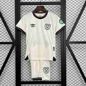 Camiseta West Ham United Conjunto Niños Segunda Equipacion 2025 2026
