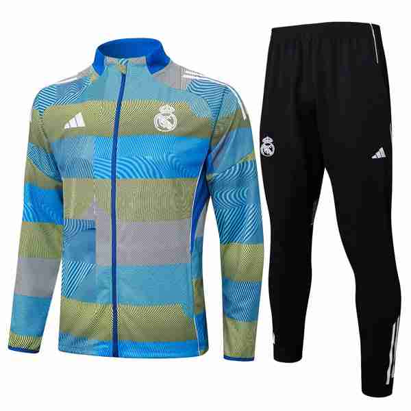 Chandal Real Madrid 2025-2026 Azul 4 Chandal Real Madrid 2025 2026 Azul Gris