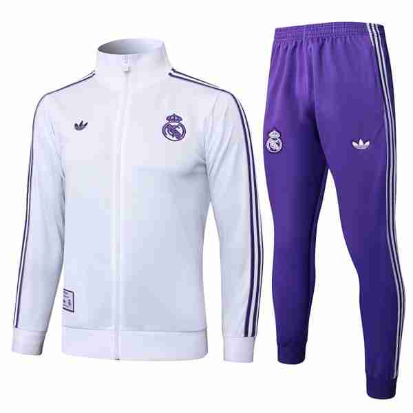 Chandal Real Madrid 2025-2026 Blanco 7 Chandal Real Madrid 2025 2026 Blanco Purpura
